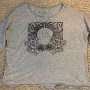 We the Free Grey “Free to Wander” T-shirt